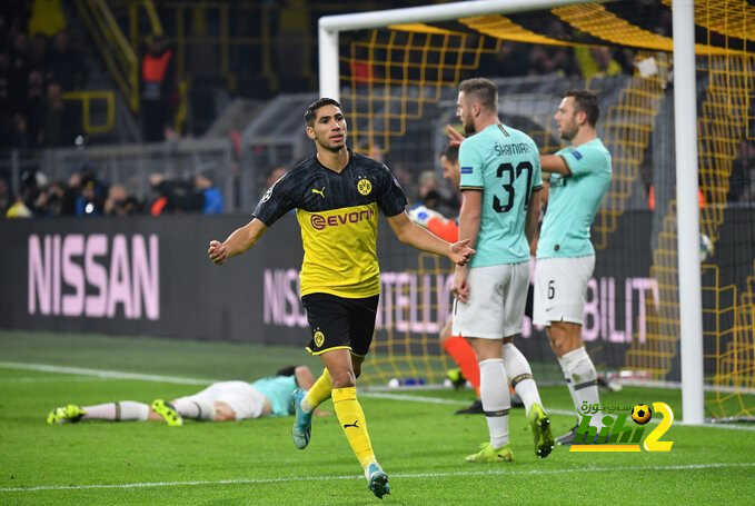 دورتموند يسجل غالبا عن طريق حكيمي