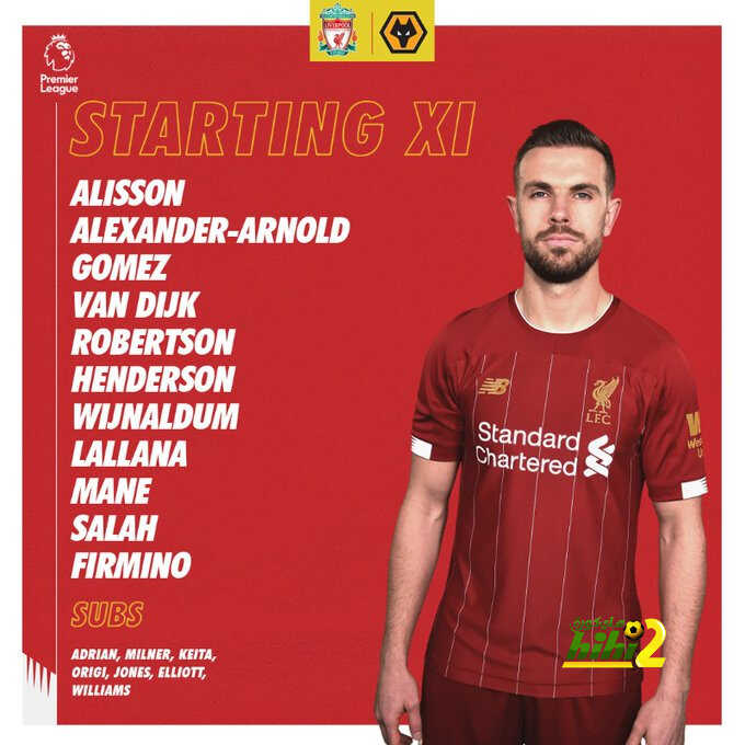 ليفربول يستقبل ولفرهامبتون من اجل مواصلة الصدارة