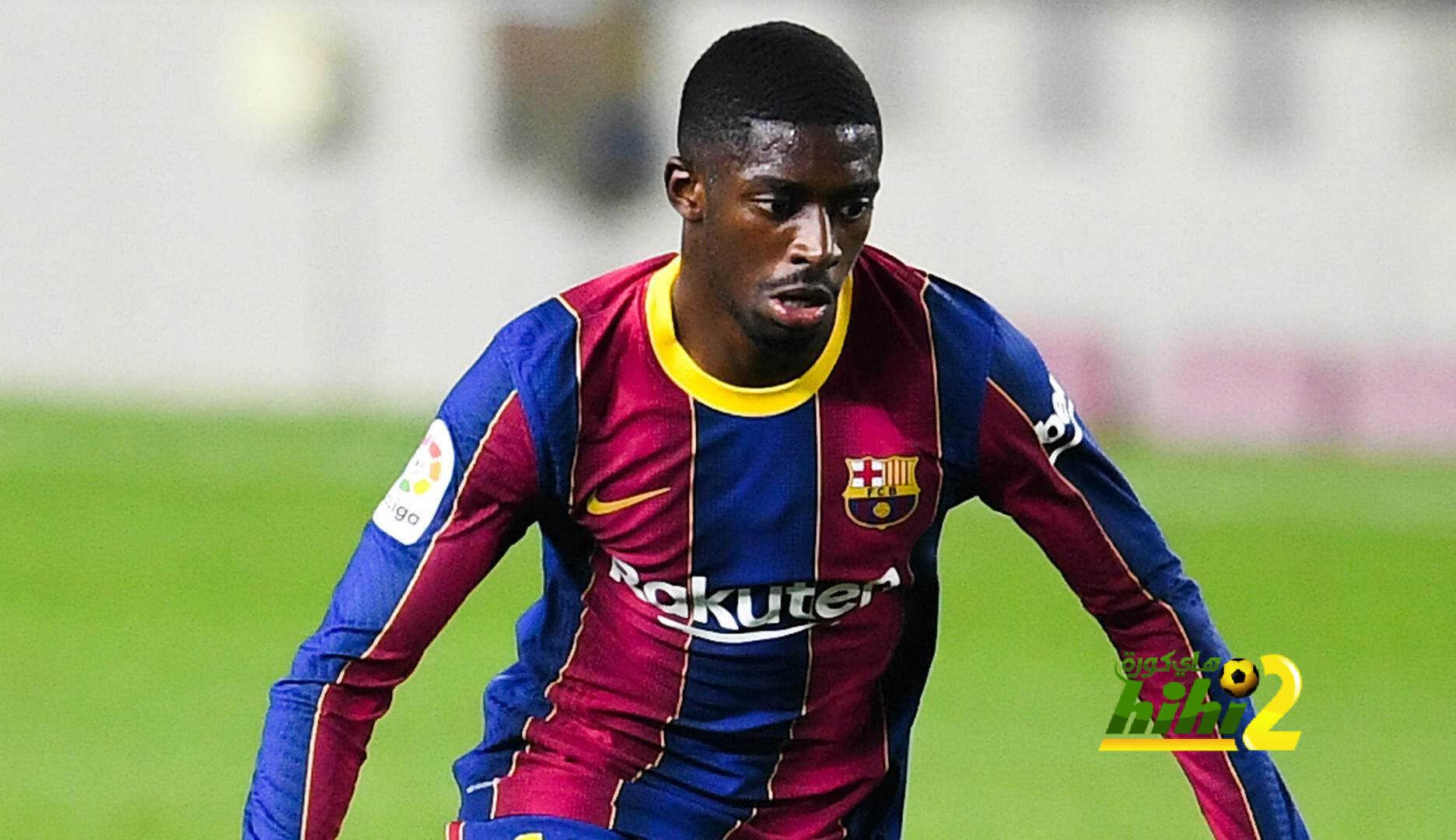 فيديو .. ديمبيلي يستعرض مهاراته في مران برشلونة اليوم