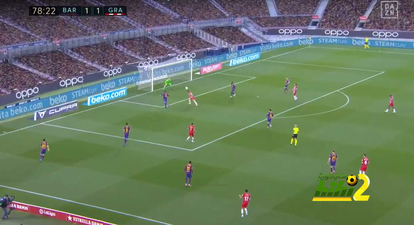 فيديو: غرناطة يباغت برشلونة بهدف ثاني