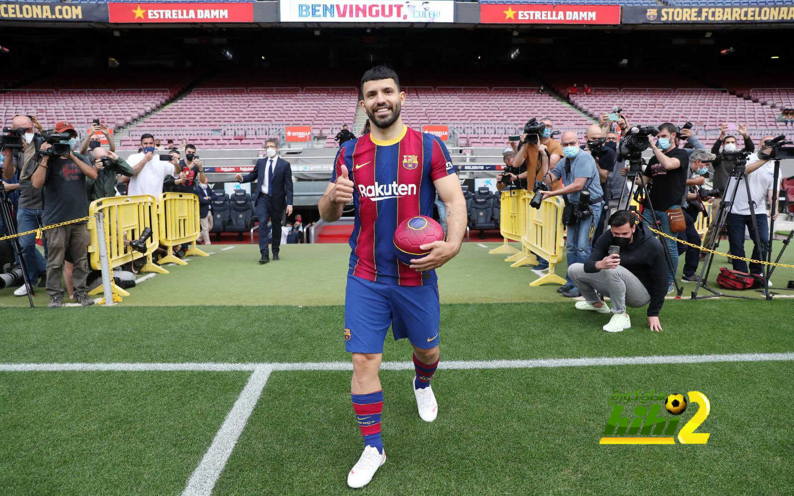 سبورت تكشف قيمة الشرط الجزائي في عقد أجويرو مع برشلونة!
