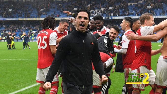ارتيتا يحقق انجازا رقميا مع ارسنال يعزز معنوياته للتتويج بلقب الدوري الانجليزي