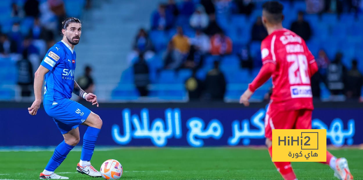 إحصائيات الشوط الأول بين الهلال والوحدة