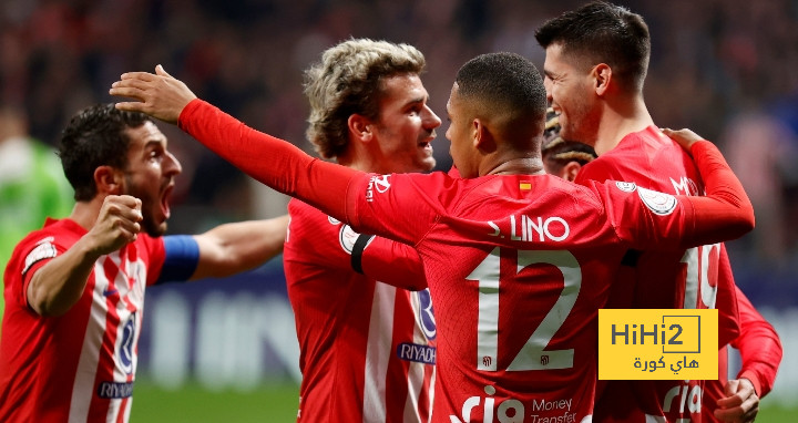 الرسم التكتيكي لأتليتكو أمام ريال مدريد