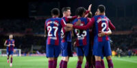 خط وسط برشلونة أمام بلد الوليد في الدوري الإسباني
