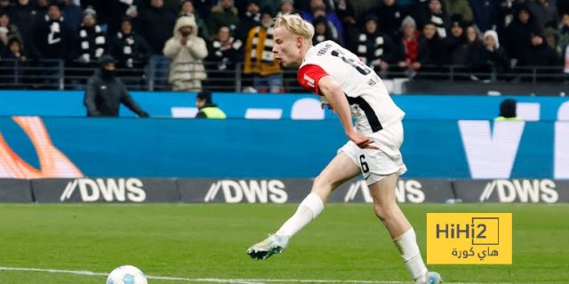 فرانكفورت يفوز على بروسيا دورتموند في الدوري الألماني