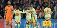 التعادل الإيجابي يحسم مباراة إسبانيا و هولندا