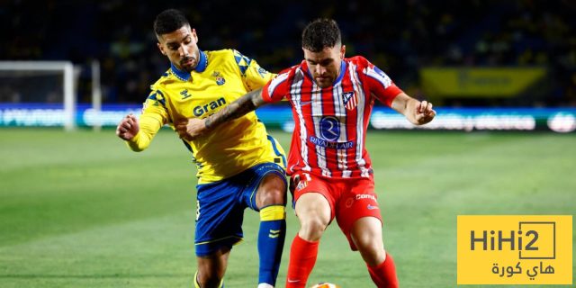 ترتيب الدوري الإسباني بعد سقوط أتلتيكو مدريد أمام لاس بالماس