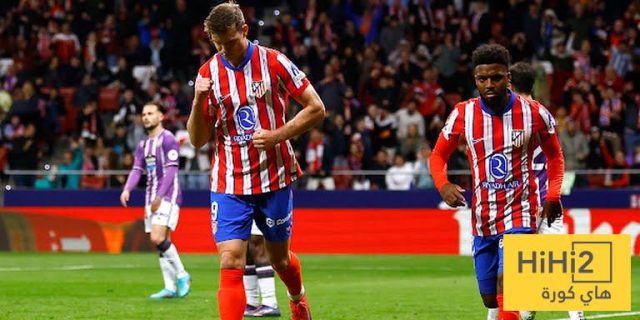 الرسم التكتيكي لتشكيلة أتلتيكو مدريد ضد رايو فاليكانو