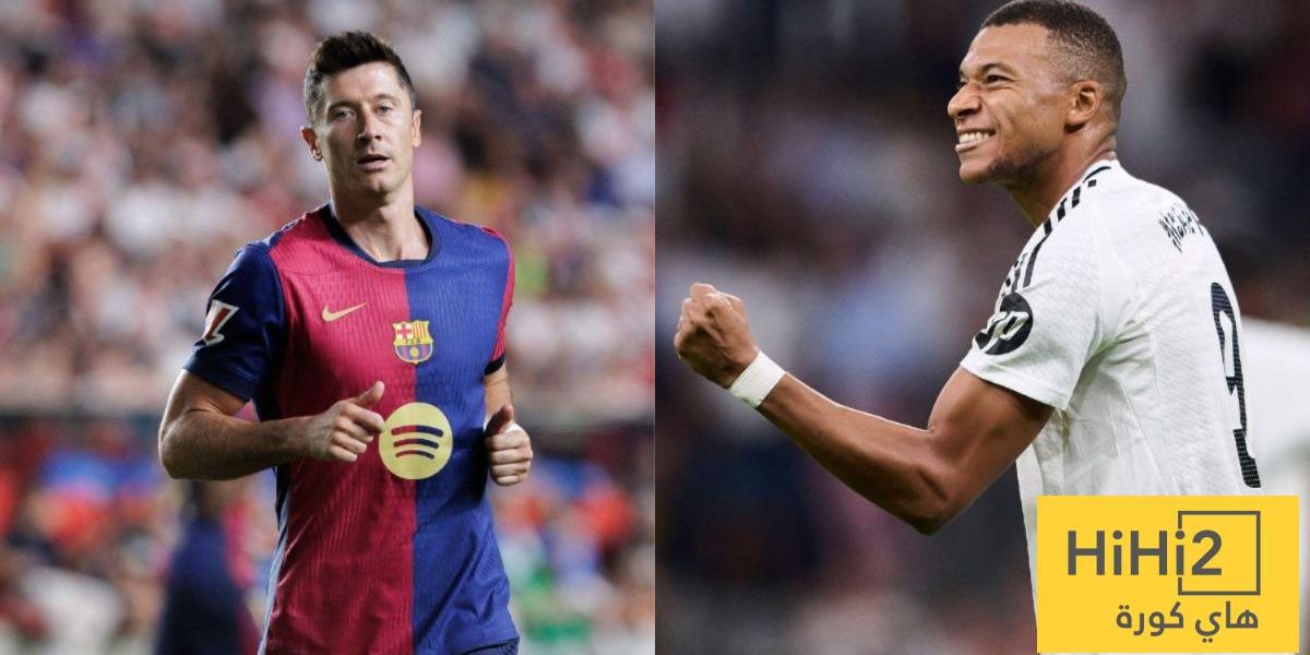 سباق هدافي الليغا.. مبابي يبتعد عن ليفاندوفسكي