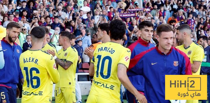 فياريال يفوز على برشلونة بثلاثية في الليغا