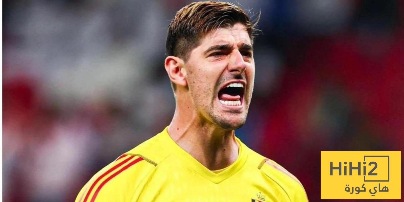 رسمياً: استدعاء كورتوا لقائمة منتخب بلجيكا