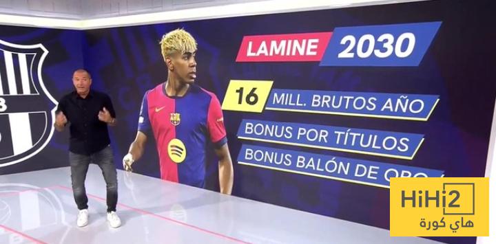 تفاصيل عقد لامين يامال الجديد مع برشلونة