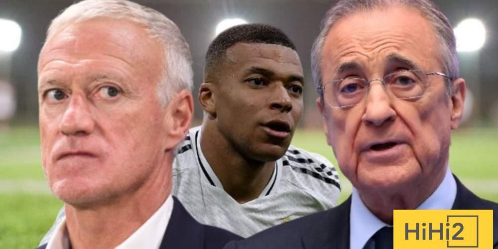 ديشامب يحاول وضع مبابي في مواجهة فلورنتينو بيريز بكذبة