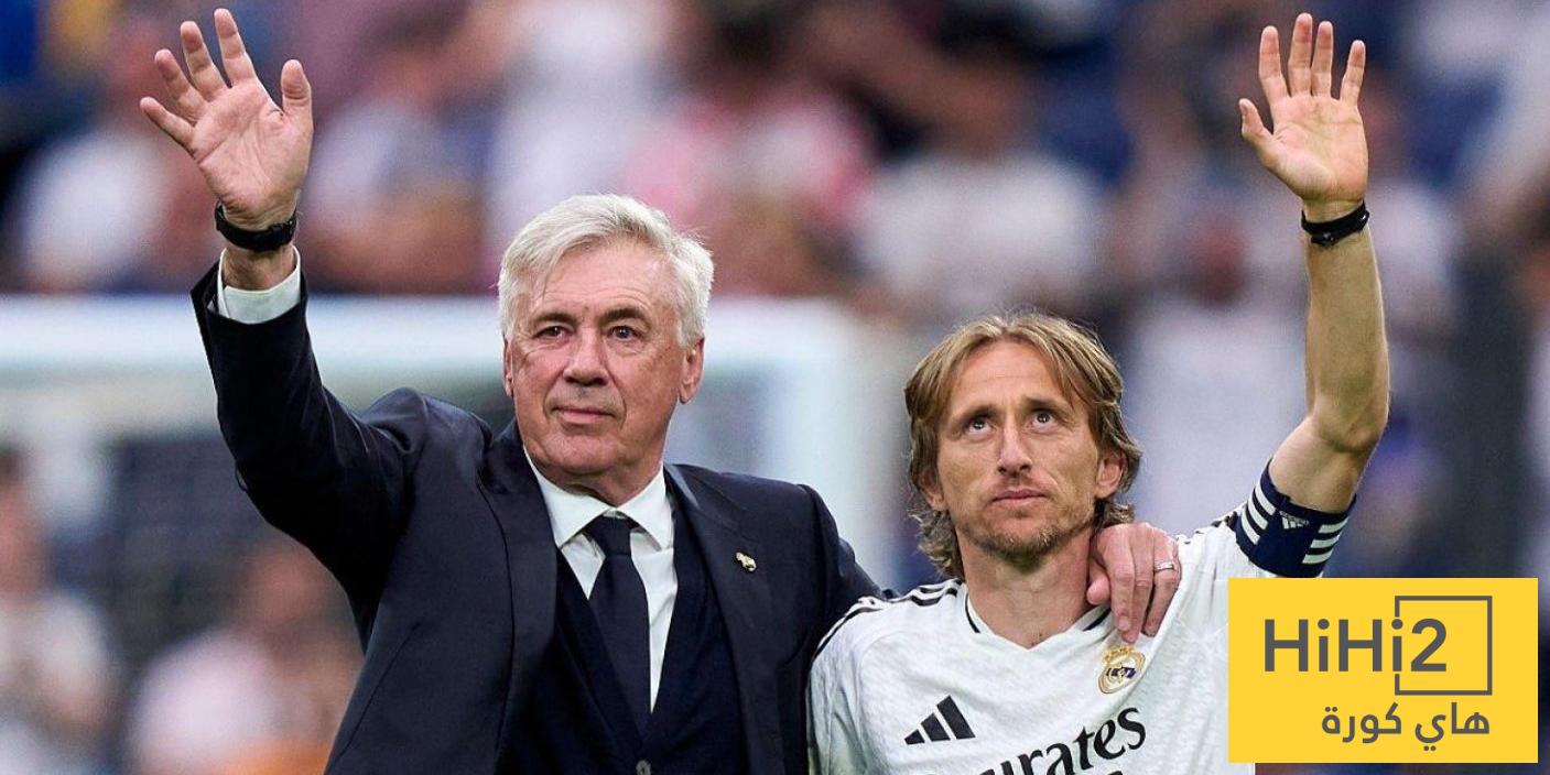 بيريز يوجه رسالة لـ مودريتش وأنشيلوتي