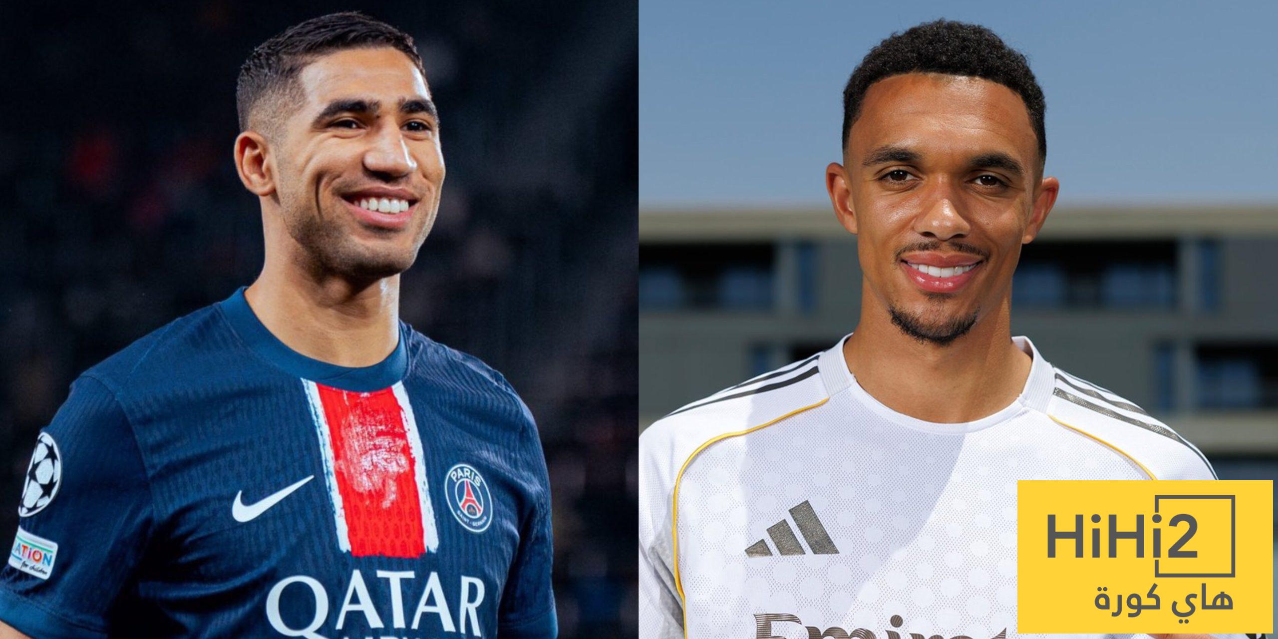 أغلى 5 لاعبين في مركز الظهير الأيمن