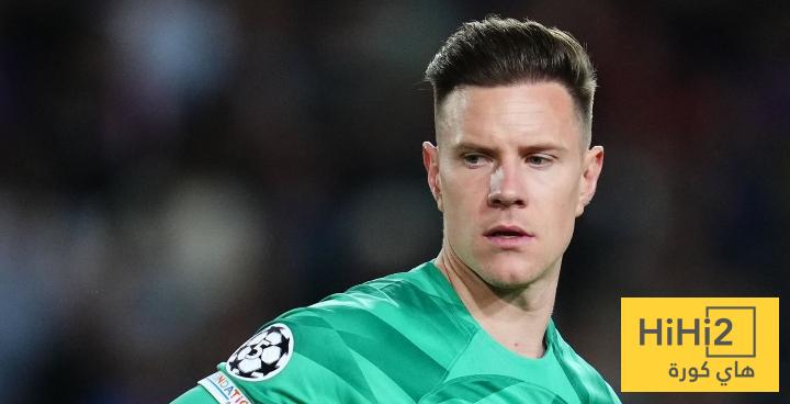 أول رد فعل من شتيغن بعد تعاقد برشلونة مع خوان غارسيا.. صورة