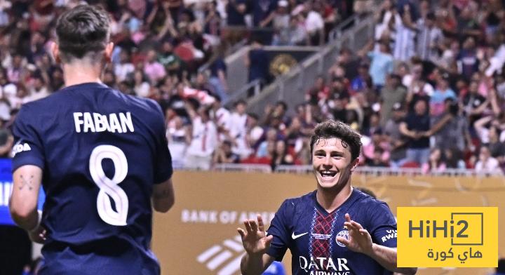 أفضل لاعب من باريس في الشوط الأول أمام انتر ميامي