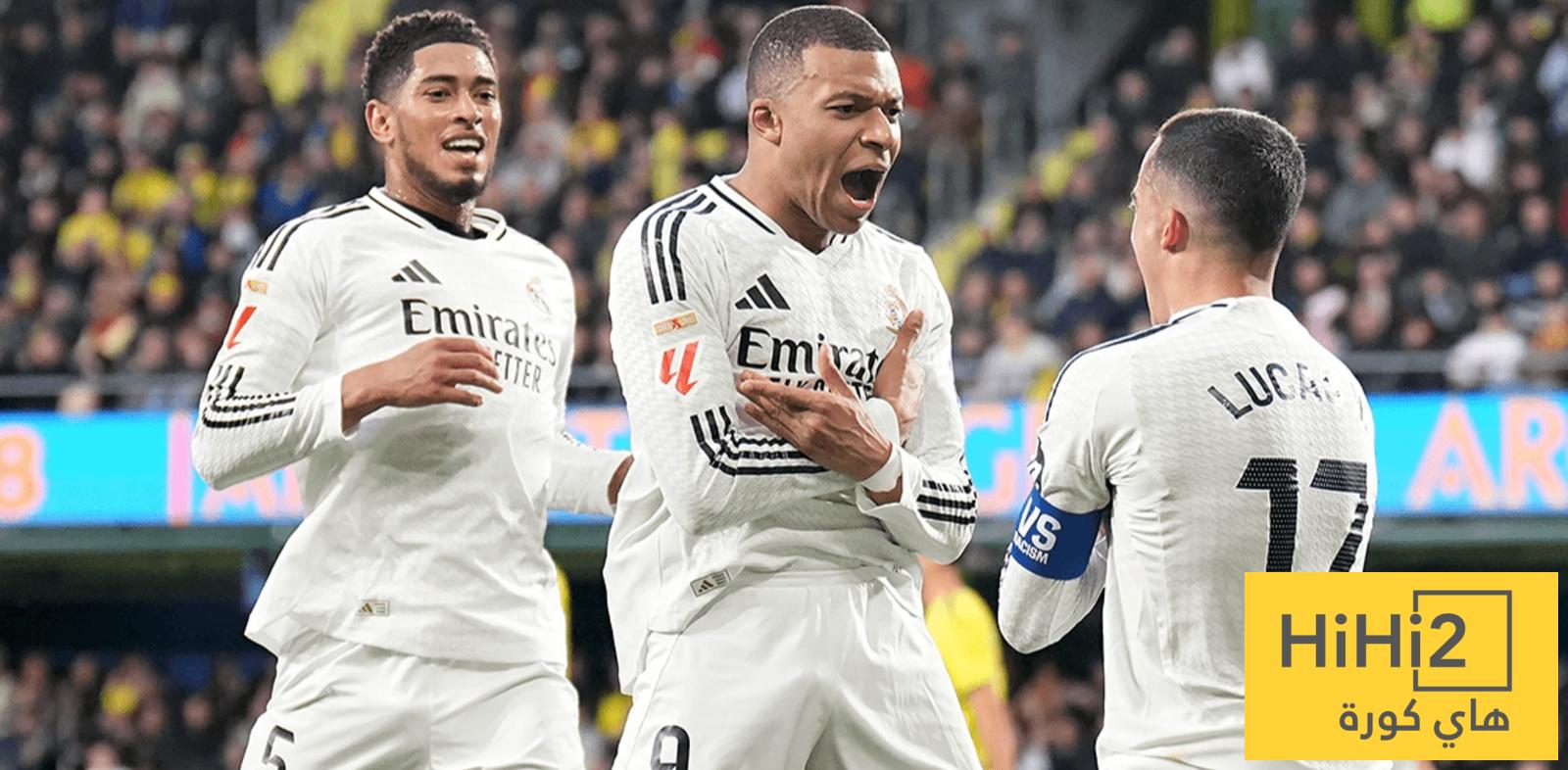 ريال مدريد يعادل رقمه القياسي في عدد المباريات بموسم واحد