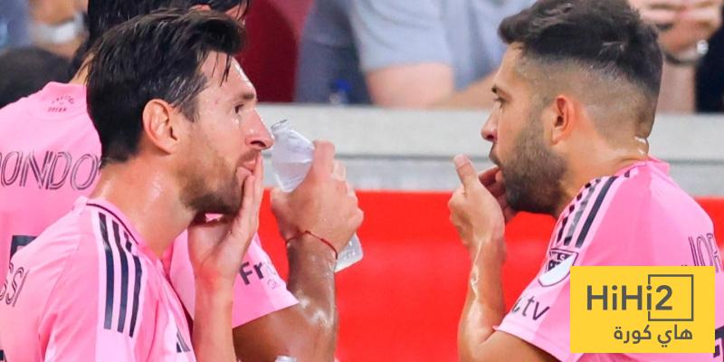 هل يواجه ميسي وجوردي ألبا خطر العقوبة مع إنتر ميامي؟