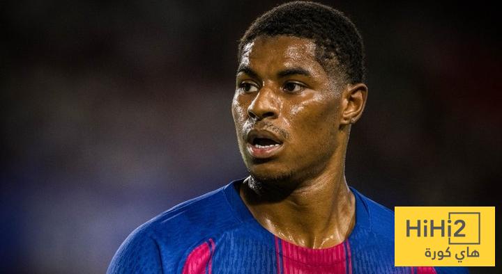 أرقام راشفورد في أول مباراة له مع برشلونة