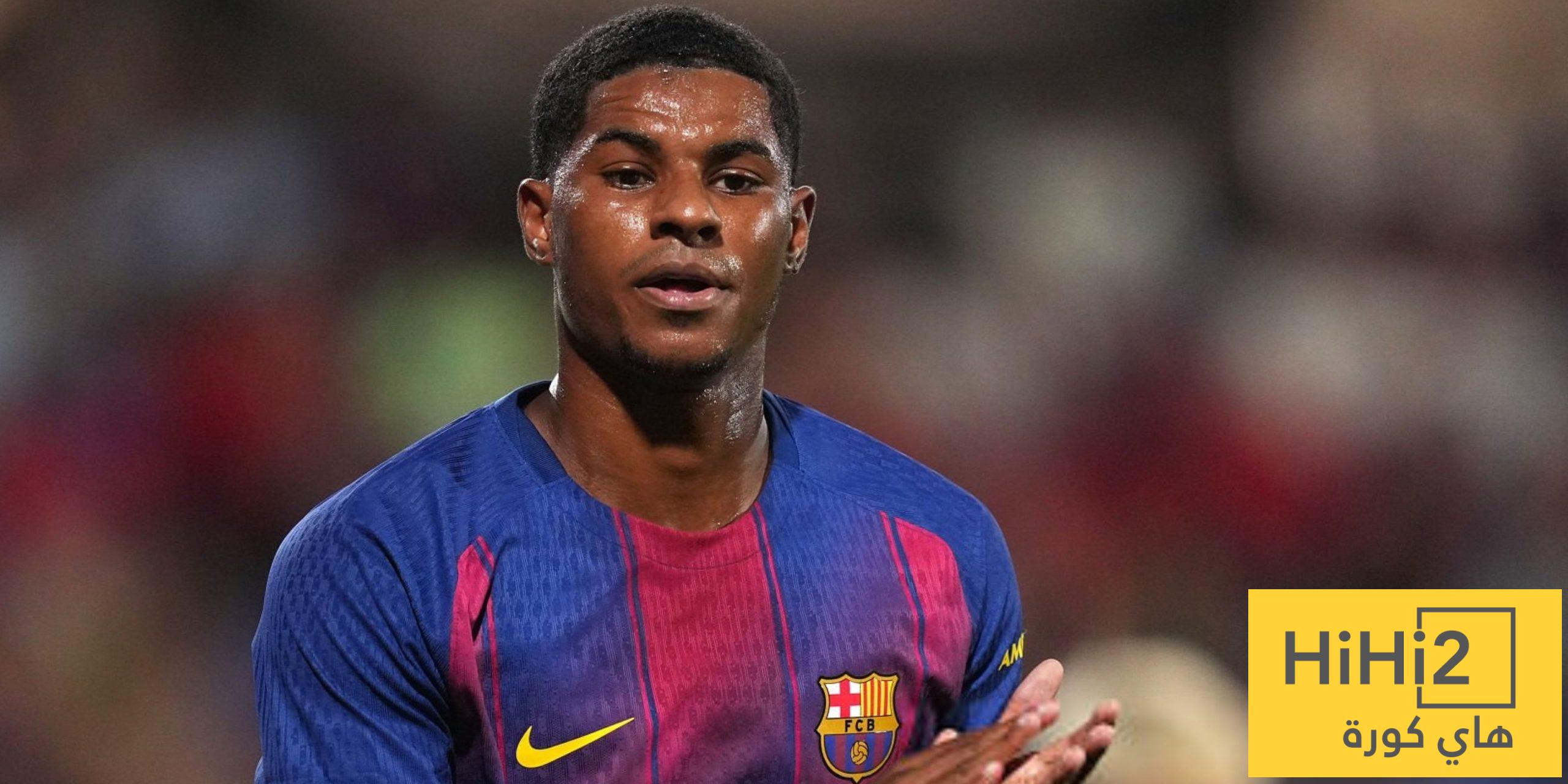 موقف راشفورد وبردغجي من المشاركة مع برشلونة ضد ريال مايوركا