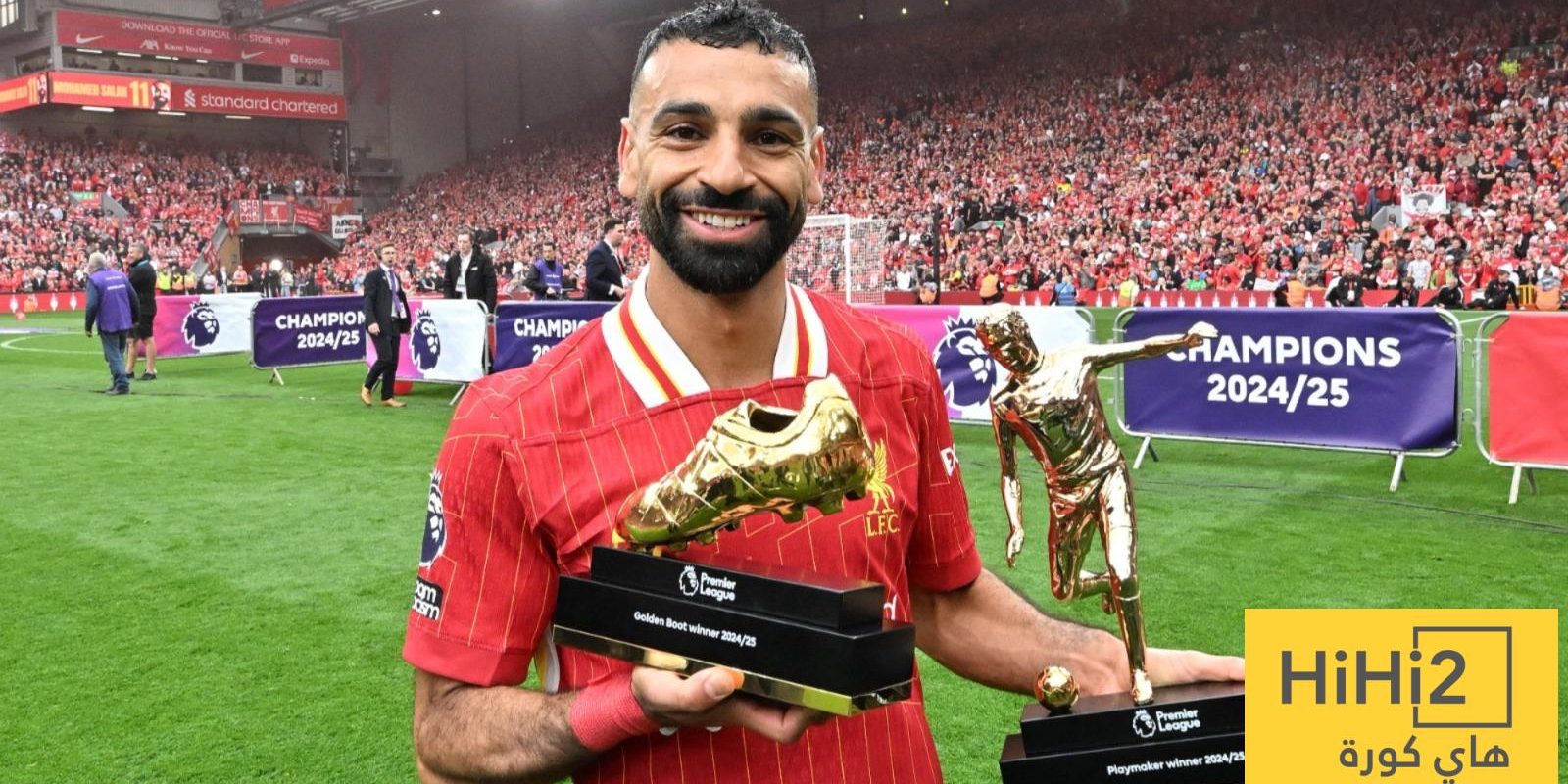 اخرهم محمد صلاح.. شاهد الفائزين بجائزة الحذاء الذهبي للبريميرليغ