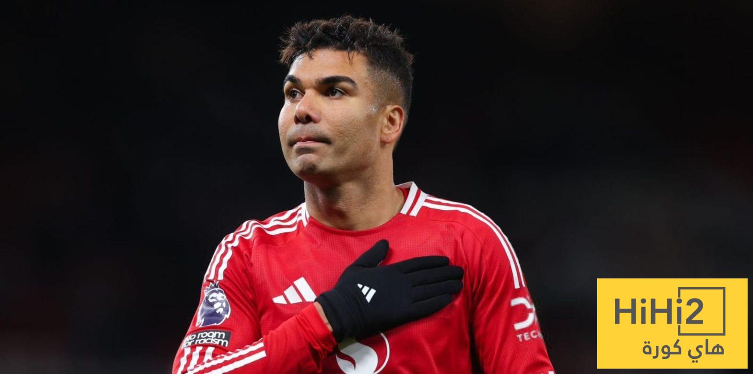 كاسيميرو يعلق على هزيمة مانشستر يونايتد أمام أرسنال