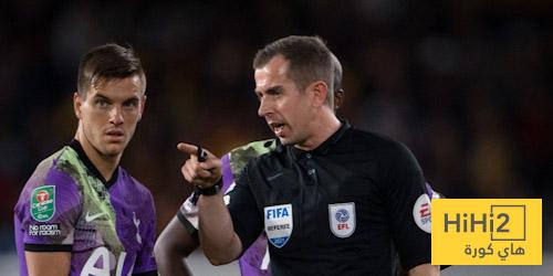 معلومات هامة عن حكم مباراة السيتي وتوتنهام