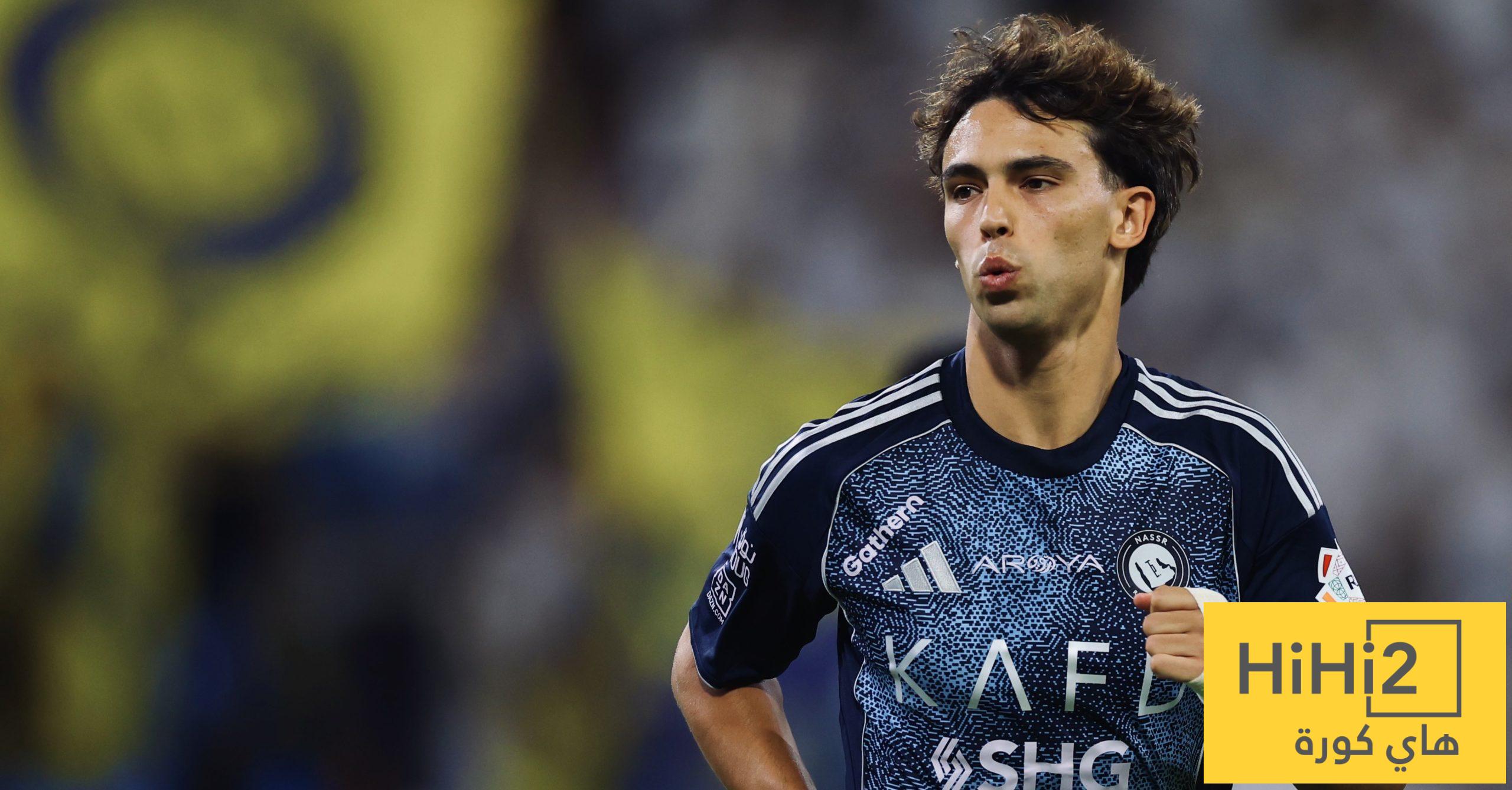 جواو فيليكس يتألق بقوة مع النصر السعودي