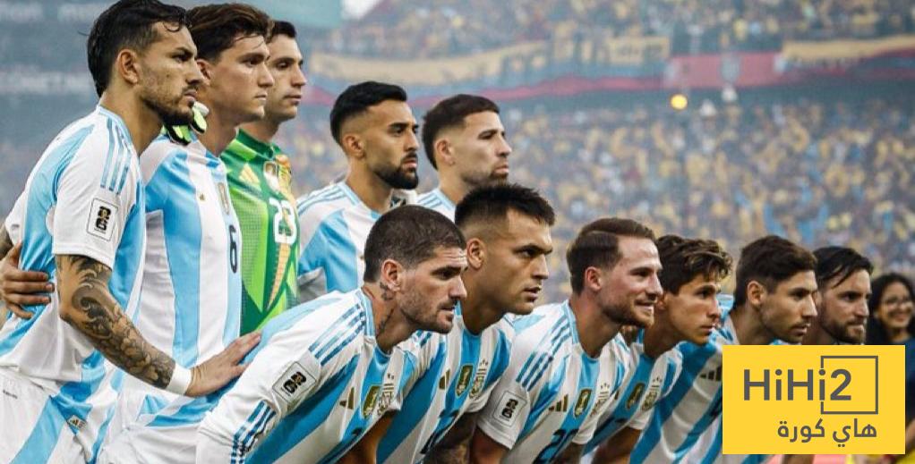 الأرجنتين تفقد صدارة تصنيف الفيفا بعد خسارتها أمام الإكوادور
