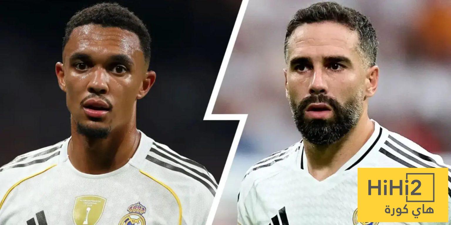 اخبار نيوز : لماذا تفوّق كارفاخال على أرنولد في تشكيلة ريال مدريد اليوم؟