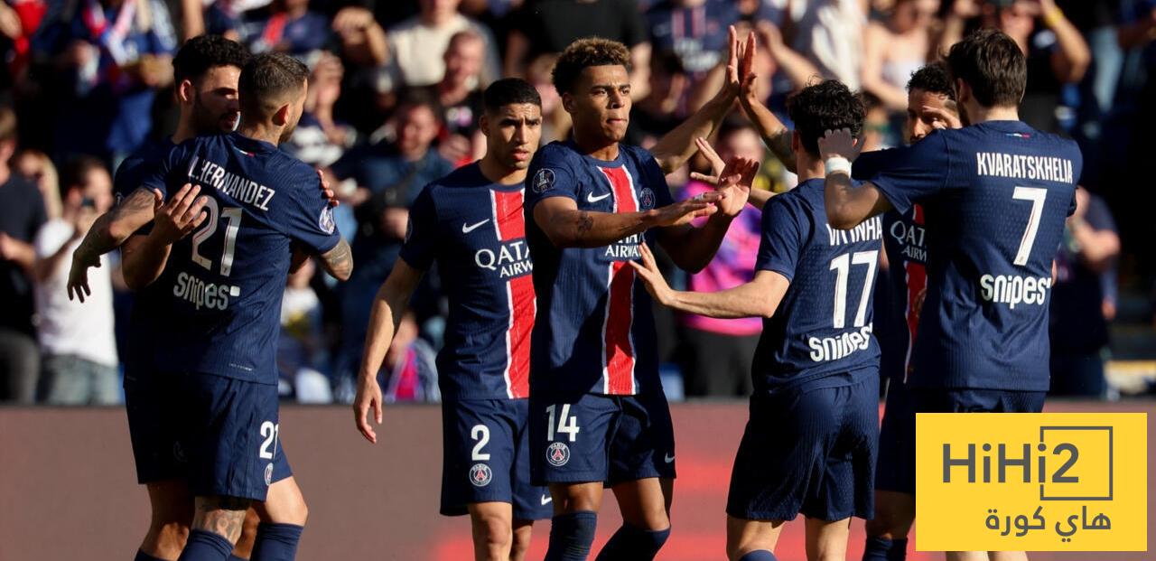 باريس سان جيرمان يحافظ على سجله التهديفي المميز في دوري الأبطال