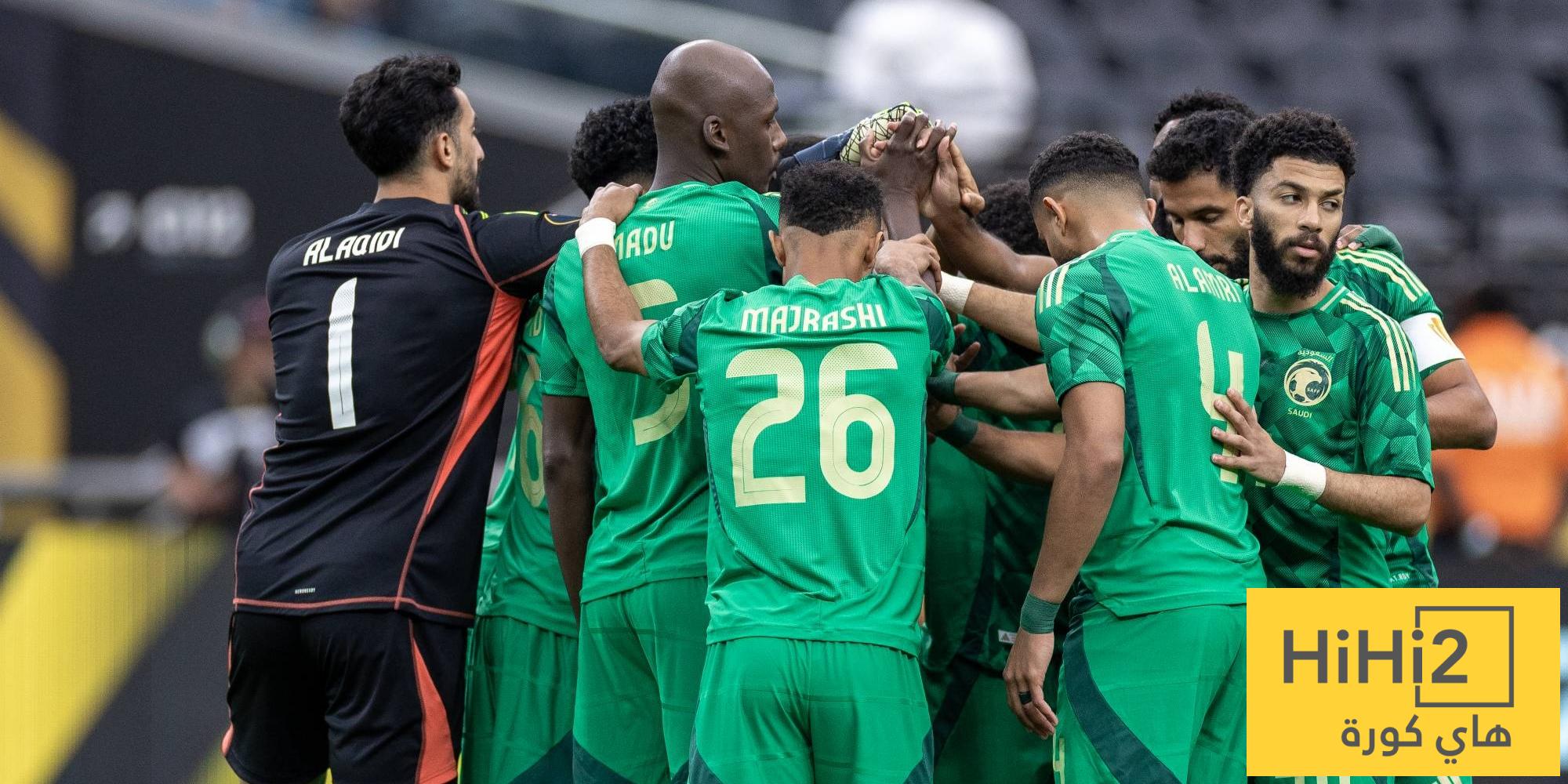 وجوه جديدة في تدريبات المنتخب السعودي