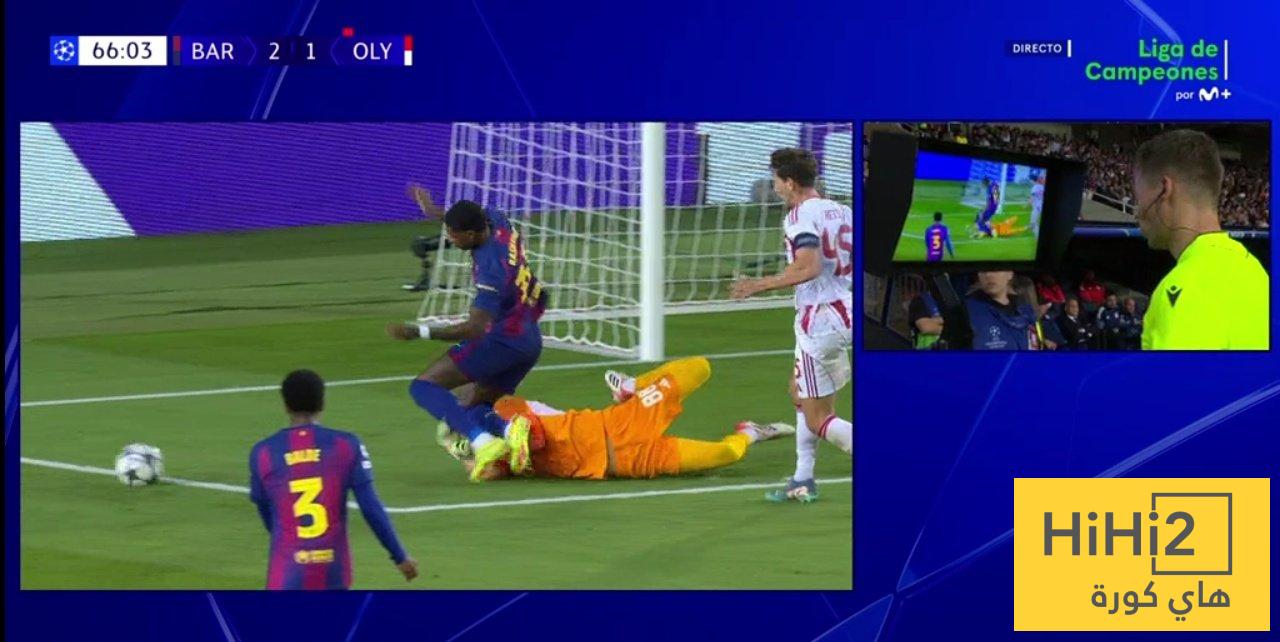 ركلة جزاء برشلونة أمام أولمبياكوس صحيحة!