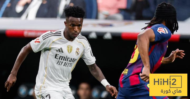 بعد خروجه.. أرقام فينيسيوس في مباراة برشلونة