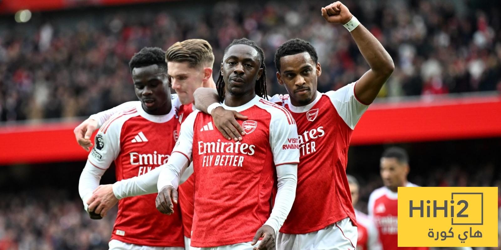 ارسنال يرفع حظوظه في التتويج بلقب الدوري الانجليزي
