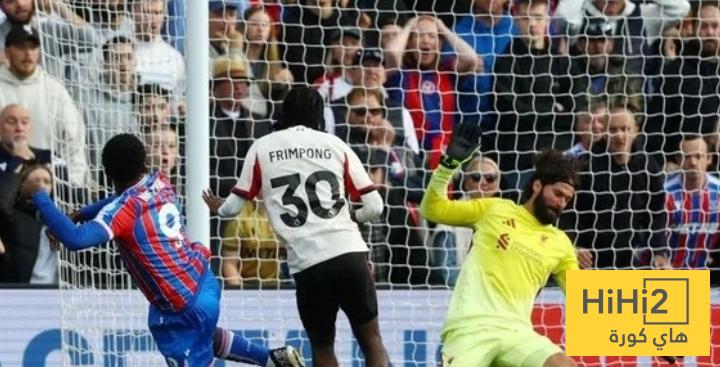 كريستال بالاس يتفوق على ليفربول