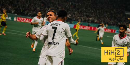 الشوط الأول – دورتموند يتأخر أمام فرانكفورت بهدف نظيف