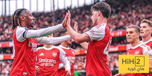 إحصائيات الشوط الأول لمباراة أرسنال وبرايتون