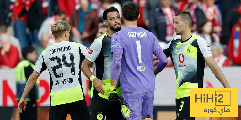 الرسم التكتيكي لتشكيلة بروسيا دورتموند ضد اوغسبورغ