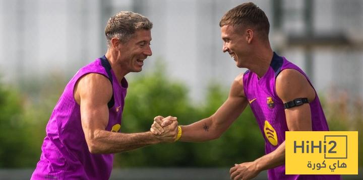 صورة .. برشلونة يرحب بعودة ليفاندوفسكي