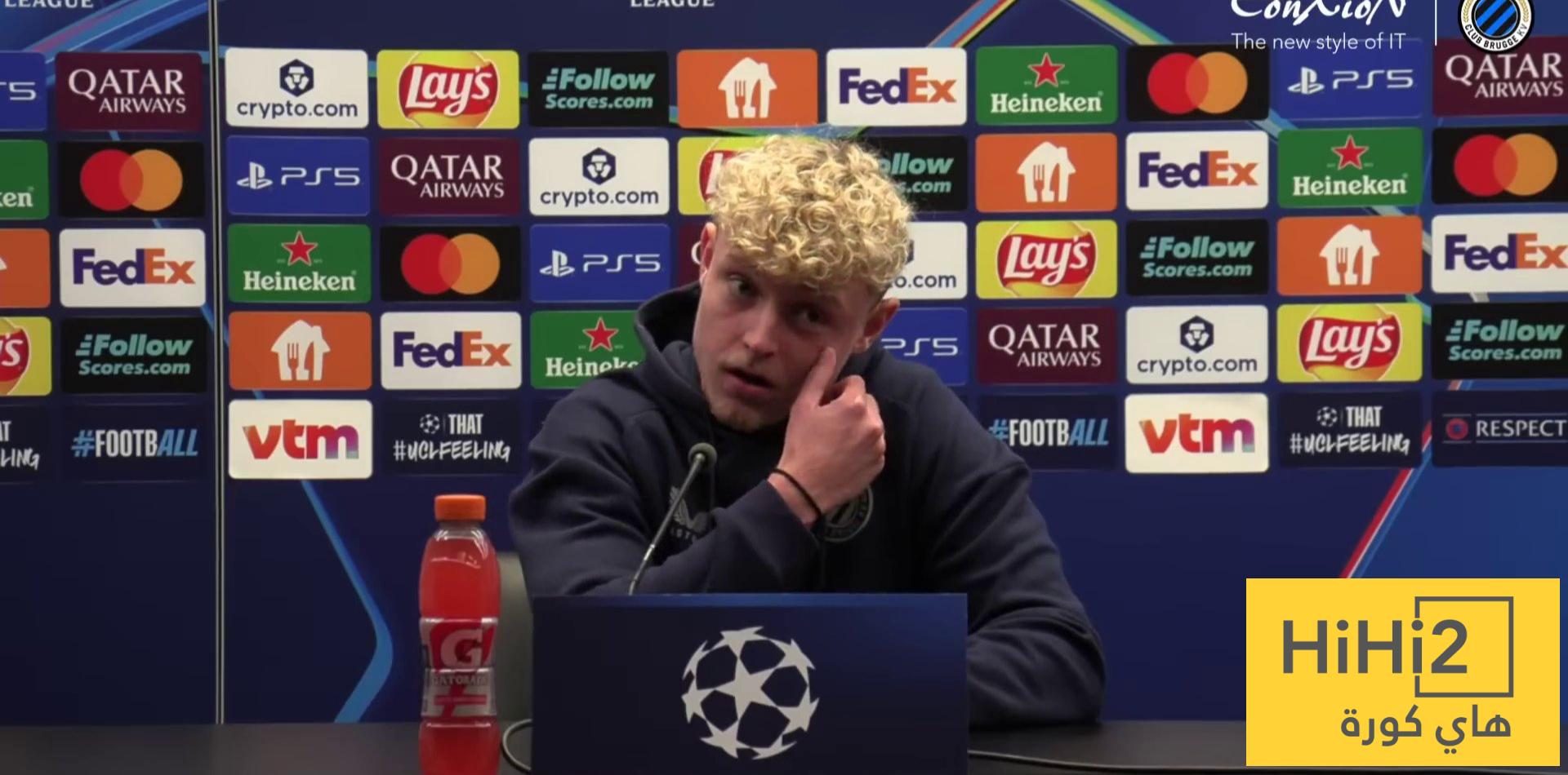 لاعب كلوب بروج : مباراة برشلونة هي الحلم الأكبر في مسيرتي