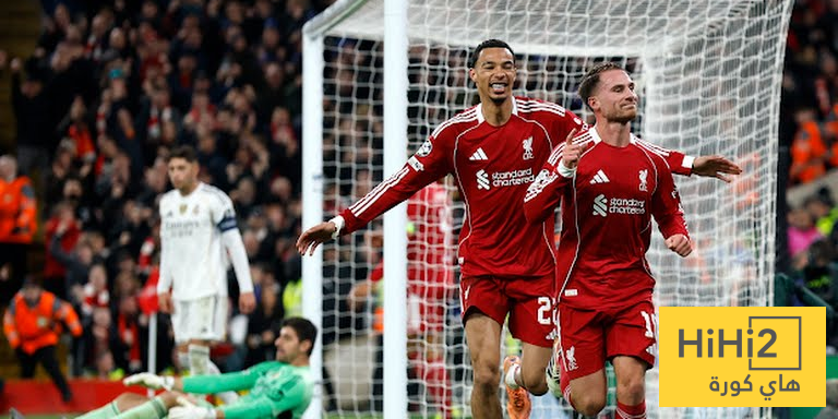 احصائيات مباراة ريال مدريد و ليفربول في دوري الابطال