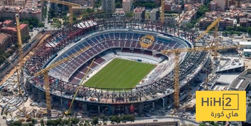 أول مباراة لبرشلونة في الكامب نو !