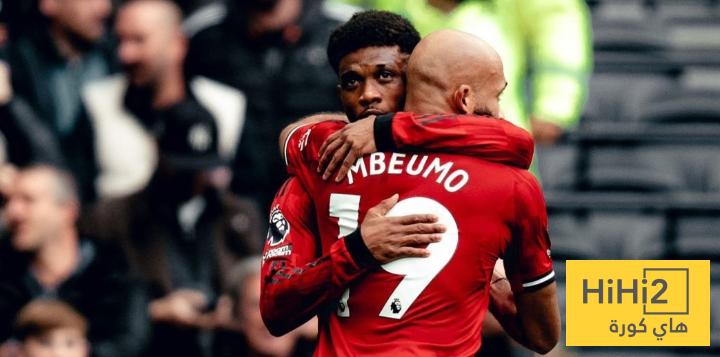 مانشستر يونايتد ينهي الشوط الأول متقدما بهدف نظيف على توتنهام