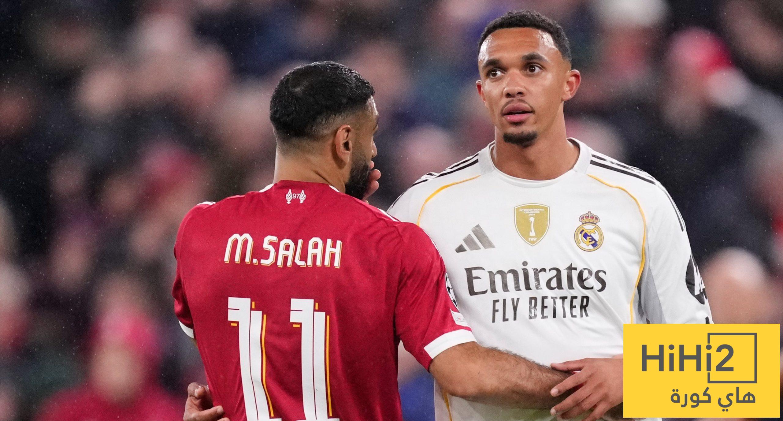 أرقام ليفربول في 2025 مع وبدون أرنولد