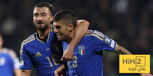 كل ما قدمه مانشيني أمام مولدوفا