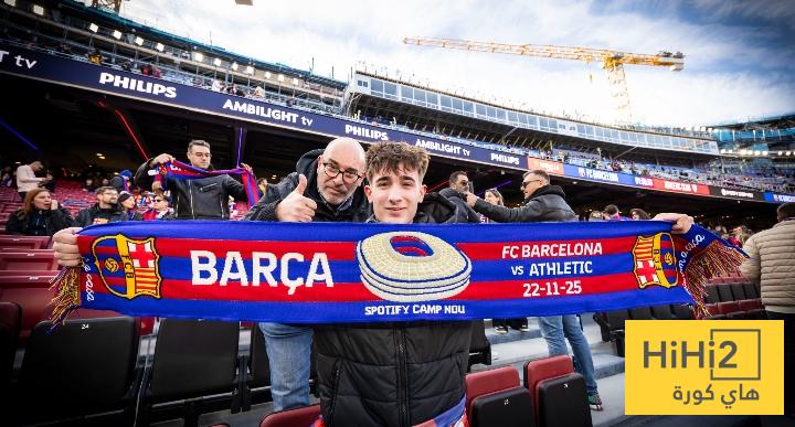 الظهور الرسمي الأول لجمهور برشلونة بعد العودة للكامب نو