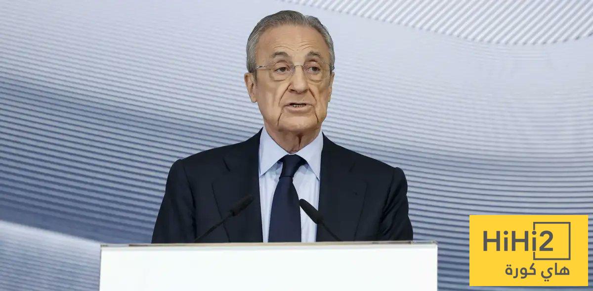 فلورينتينو بيريز يهاجم التحكيم الإسباني وبرشلونة